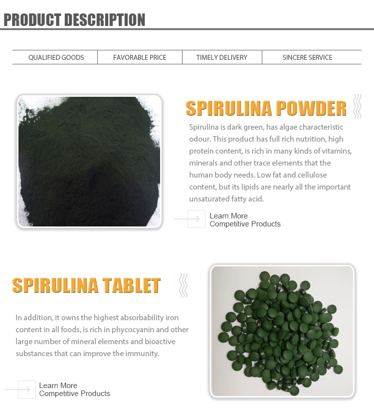Animal Feed 65% Protein Spirulina Powder