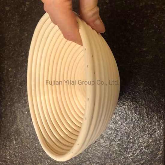 Round Natural Rattan Fermentation Basket Bread Dough Proofing Basket DIY Baking Tools