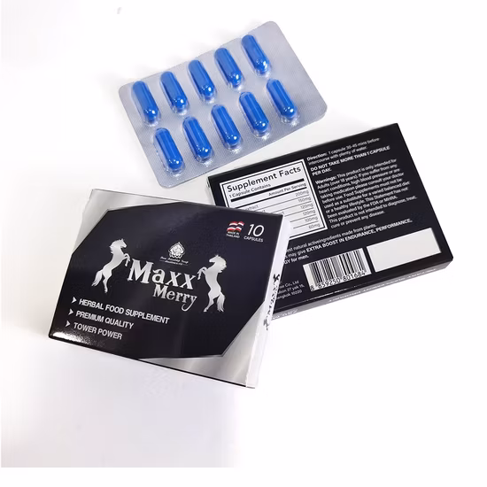 Thailand Factory Persistent Endurance Fast Male Herbal Stamina Erection Aphrodisiad Quick Natural Normal Pill Health Plant Extract Penis Enlagrement Capsule