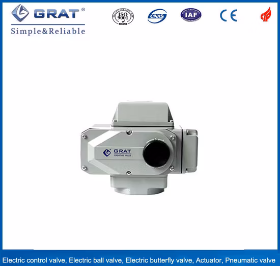 Part Turn Electric Actuator for Control Valve with Optional Contact Signal Feedback